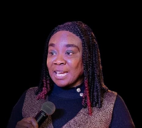 Pastor Liz Kingsley speaking